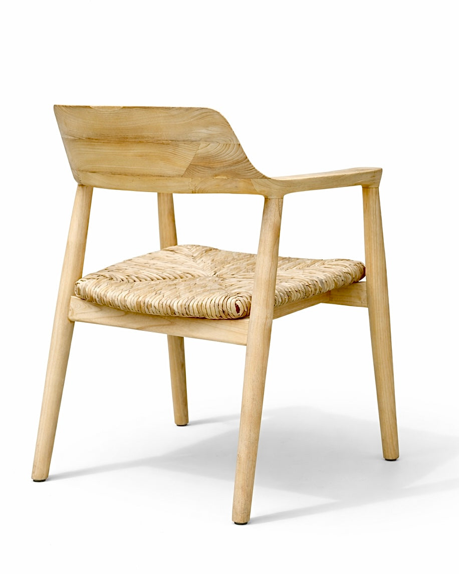 כסא אוכל דגם קזבלן צבע חום טבעי