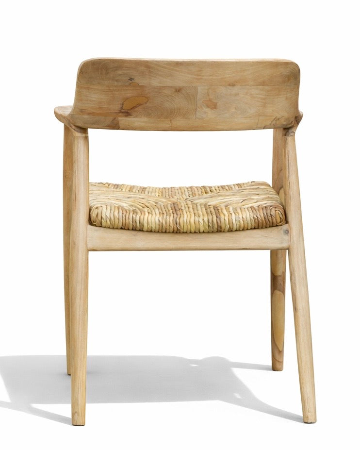 כסא אוכל דגם קזבלן צבע חום טבעי