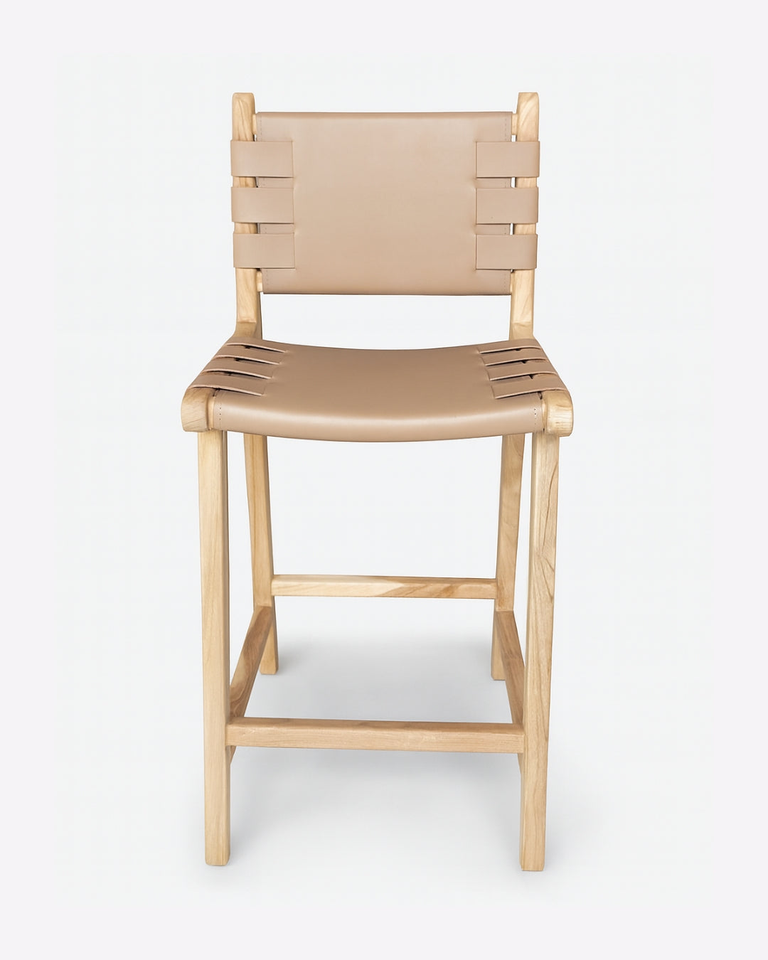 כסא בר דגם לנוקס בגוון טבעי