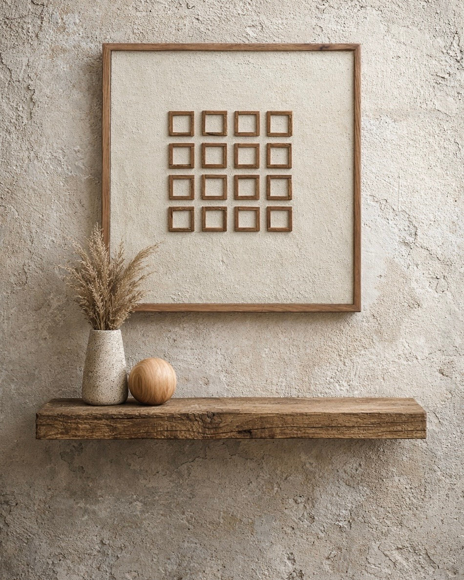 תמונה דגם ריבועים חום