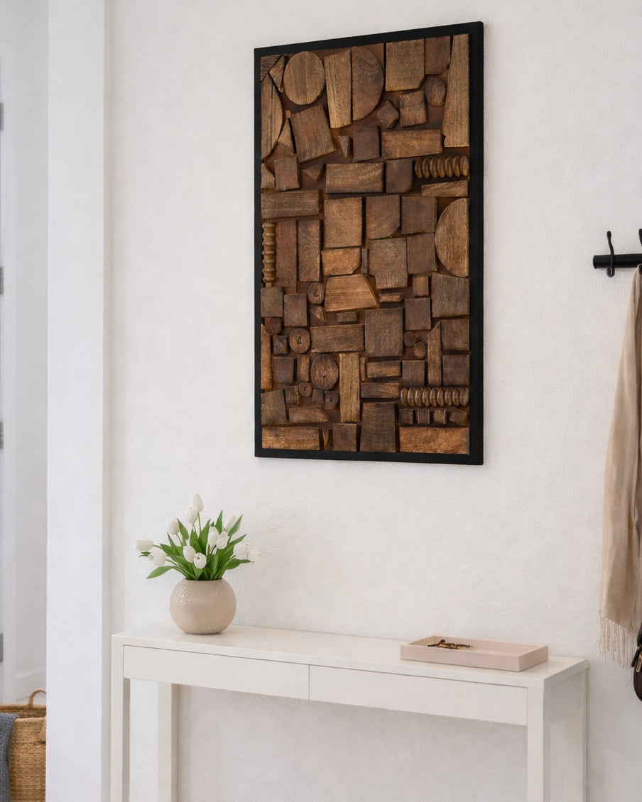 מתלה קיר דגם פסיפס