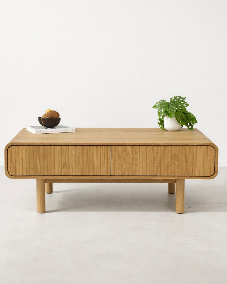 שולחן סלון דגם אלפים עם מגירות אחסון