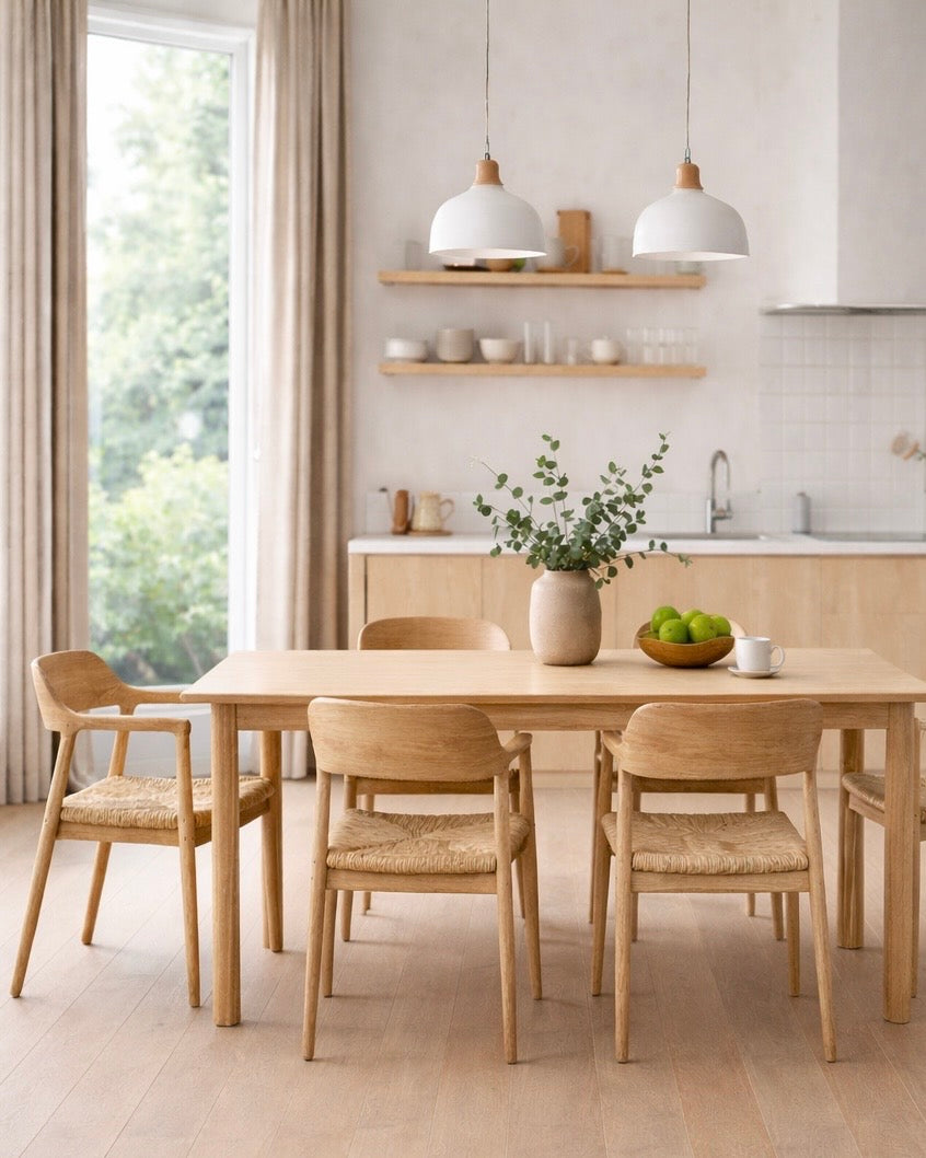 כסא אוכל דגם קזבלן צבע ווש