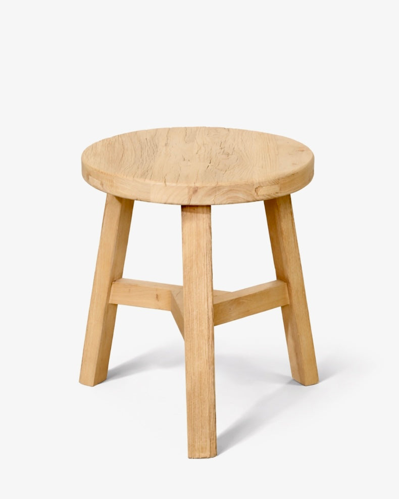 שולחן צד  מעץ אלון ממוחזר דגם גיל