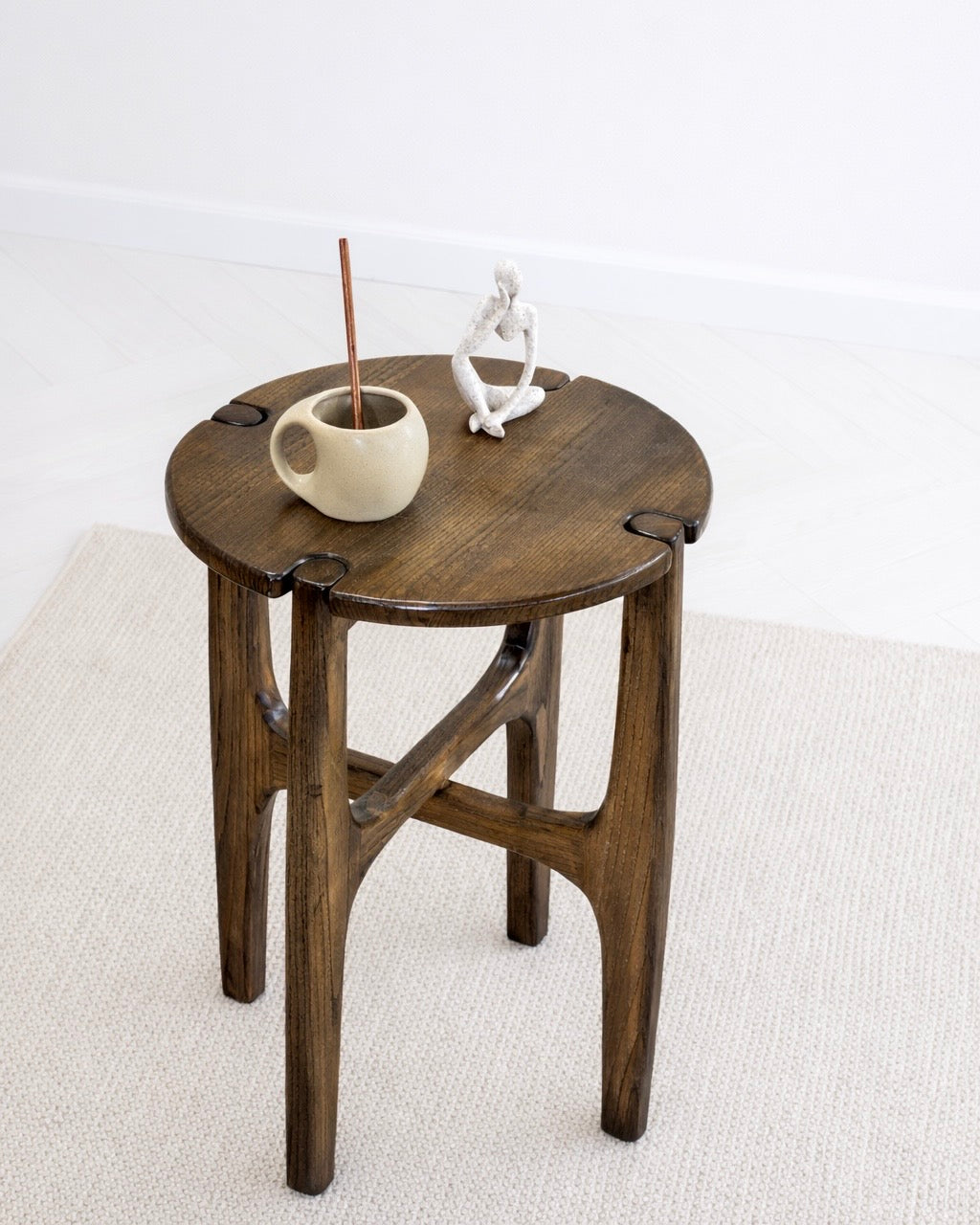 שולחן צד דגם כחל