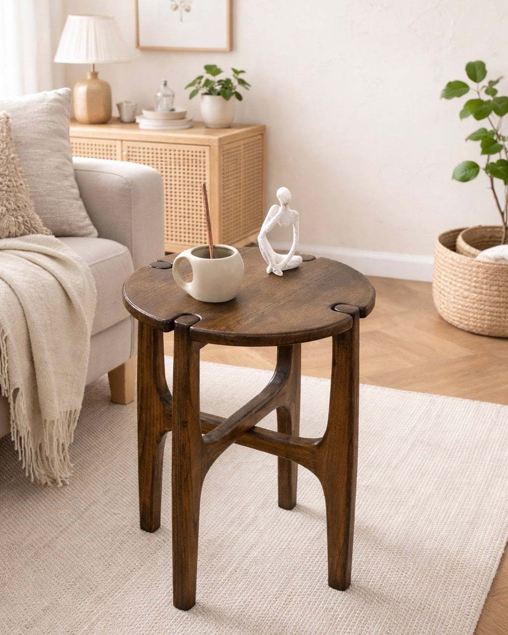 שולחן צד דגם כחל