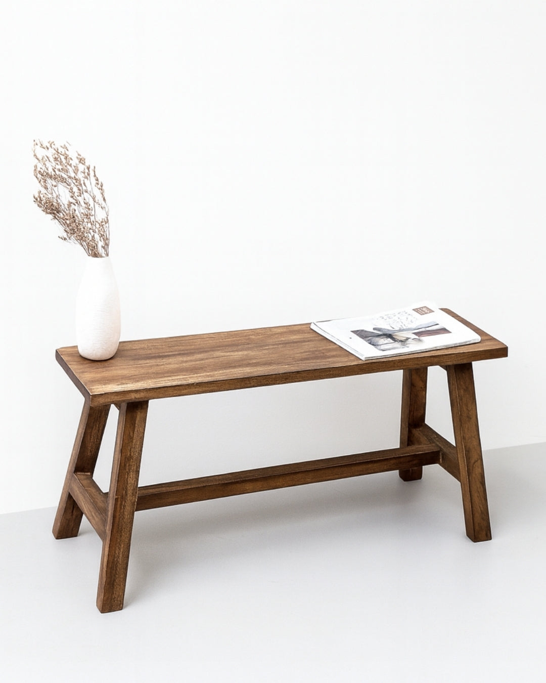 ספסל מעץ מהגוני דגם אלומים