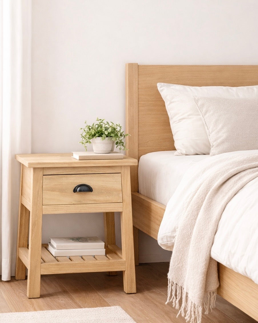 שידת צד מעץ מלא דגם כרמית