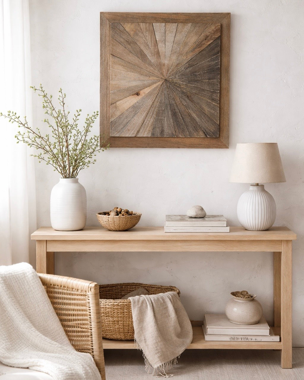 מתלה קיר דגם שמש