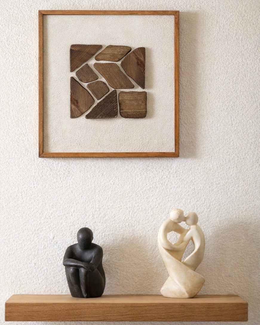 תמונה דגם צורות חום