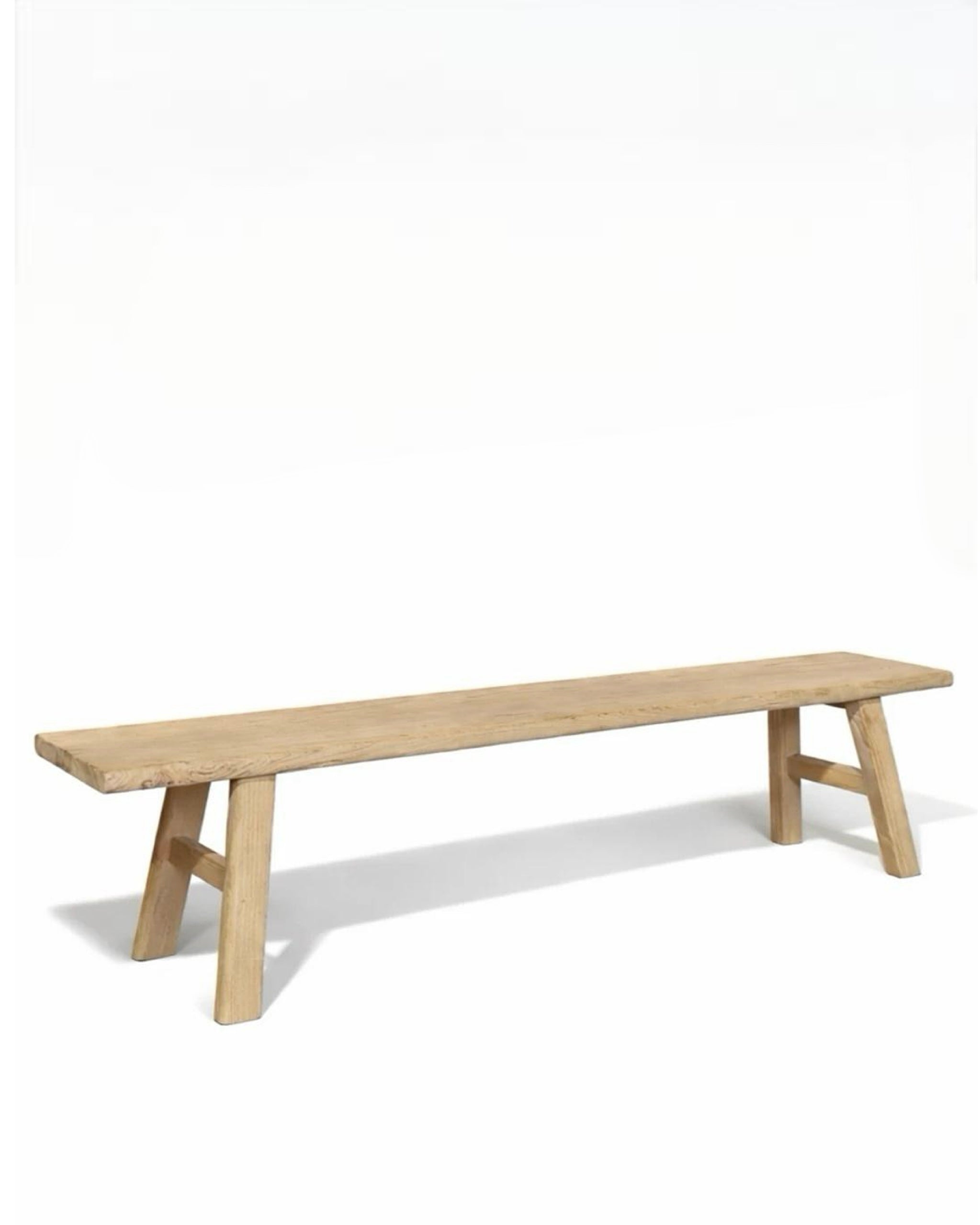 ספסל מעץ אלון ממוחזר דגם דין 200 סמ