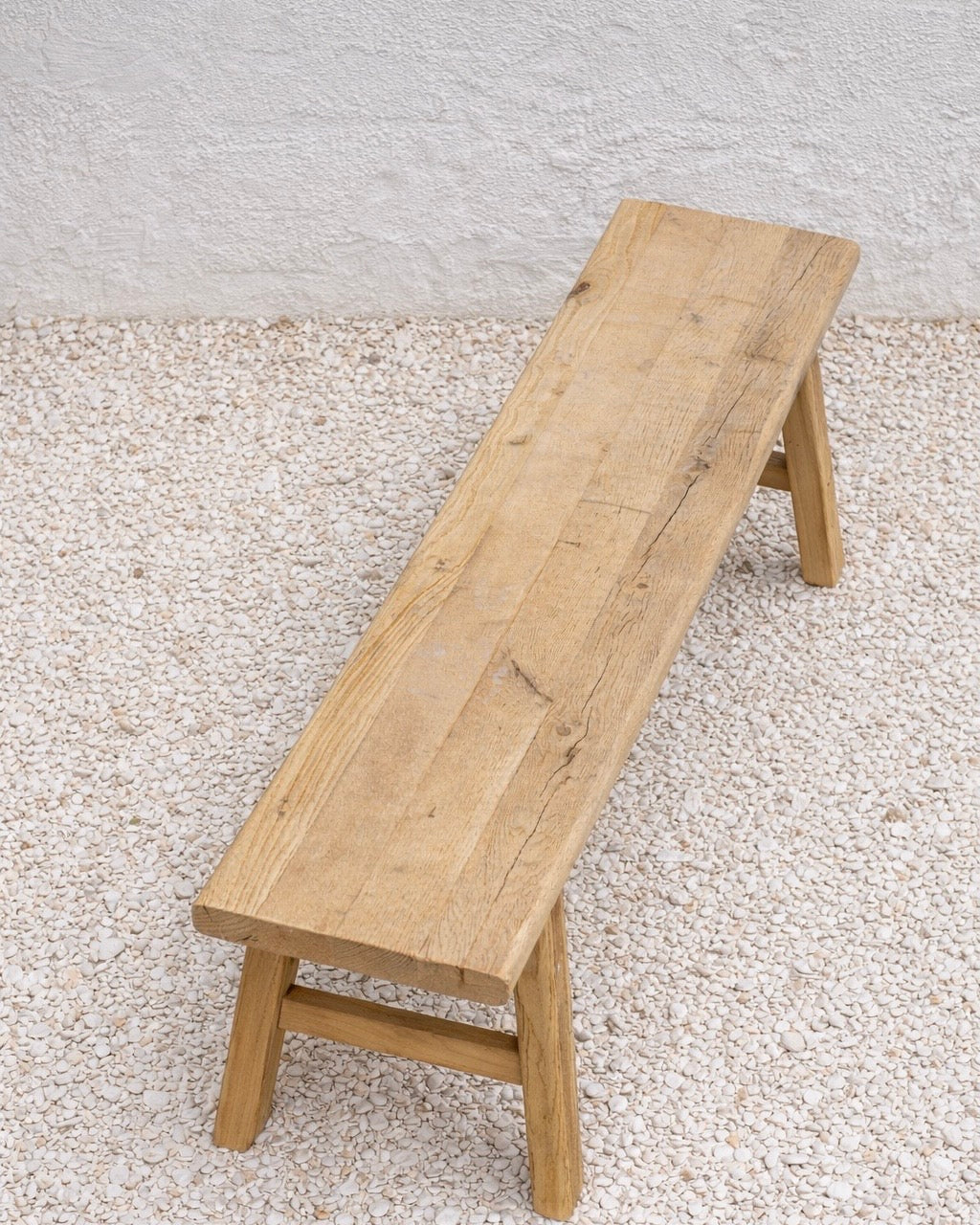 ספסל מעץ אלון ממוחזר דגם דין 150 סמ