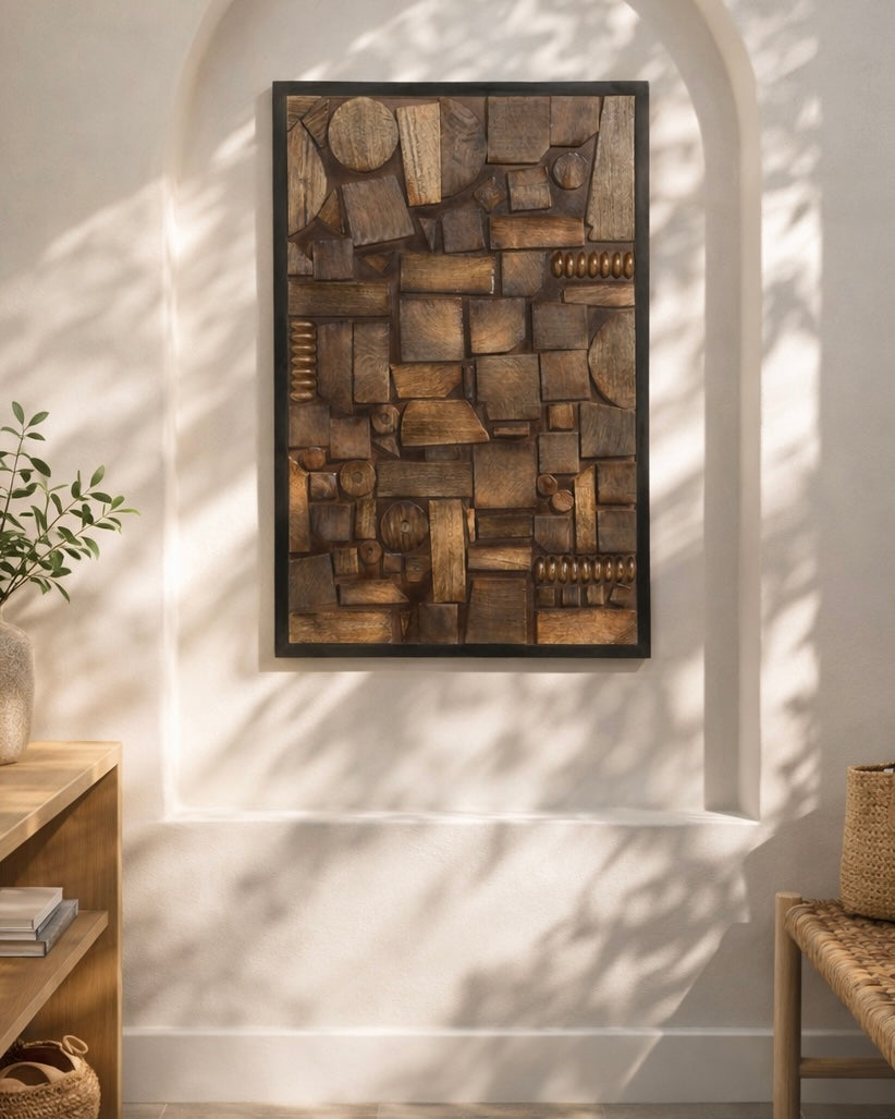 מתלה קיר דגם פסיפס