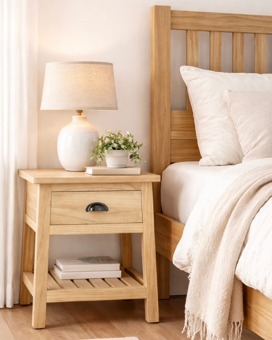 שידת צד מעץ מלא דגם כרמית