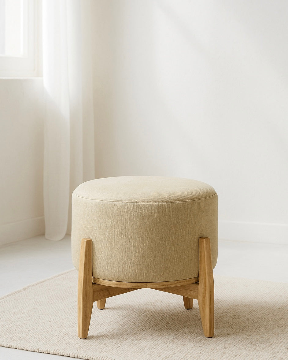 סטול / שולחן צד דגם קבאנה עץ בגוון טבעי